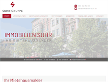 Tablet Screenshot of immobilien-suhr.de